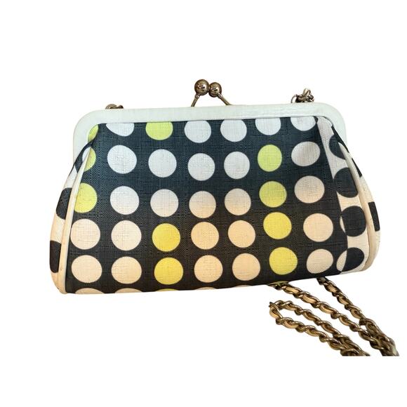 Isabella Fiore Chain Detail Beaded Floral Special Occassion Bag Purse - Picture 3 of 10